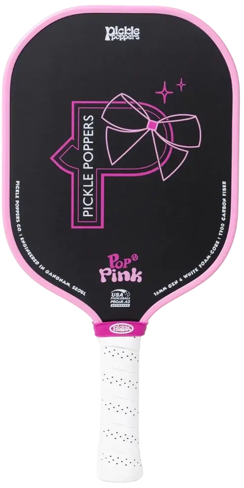 Pickle Poppers POP N Pink pickleball paddle